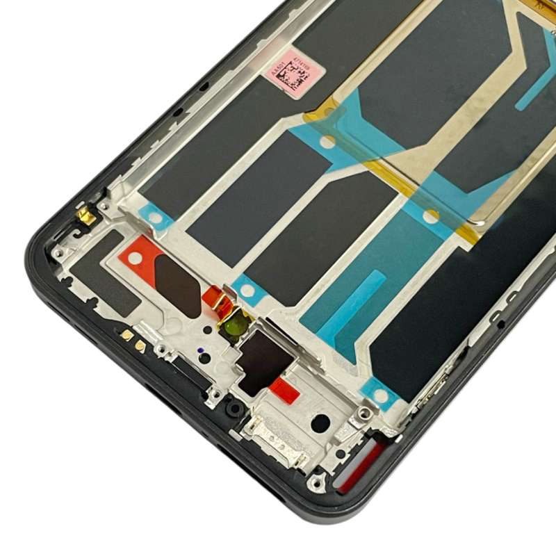For OnepPlus Nord 3 CPH2491 CPH2493 Middle Frame Bezel Plate (Black)