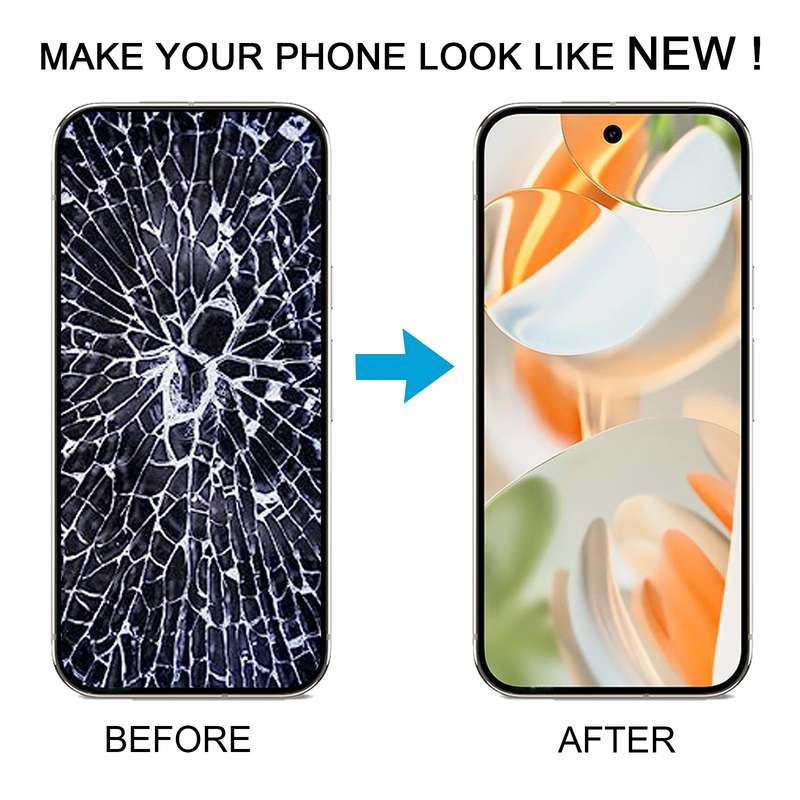 For Google Pixel 9 Pro GR83Y GEC77 Original OLED Material LCD Screen Digitizer Full Assembly with Fr