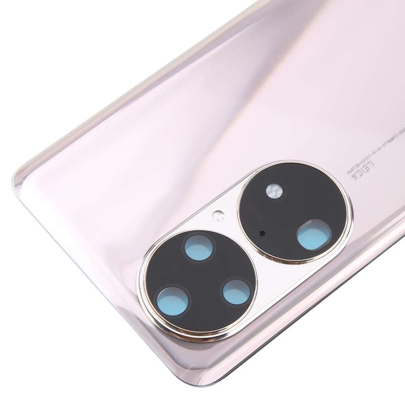 For Huawei P50 Pro Battery Back Cover with Camera Lens(Black)
