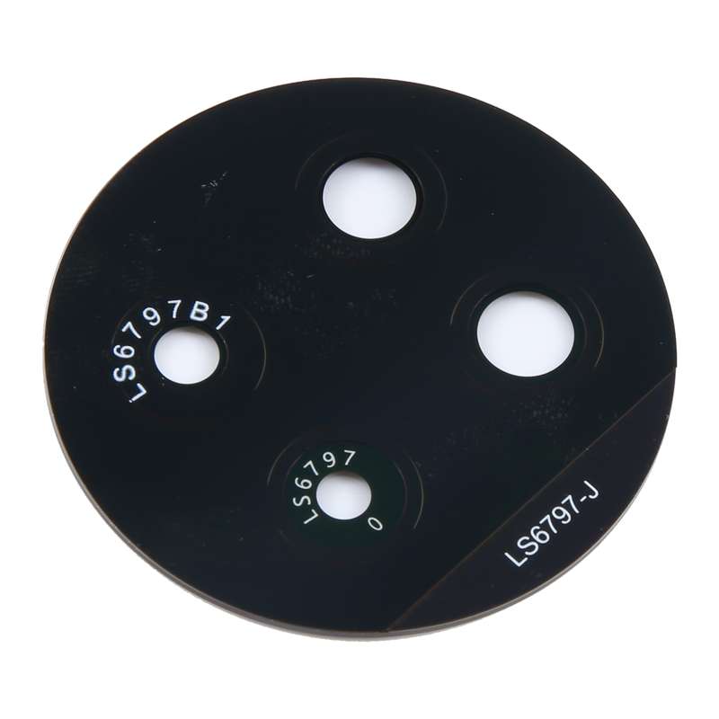 For Realme 13 Pro+ 10pcs Original Back Camera Lens (Black)