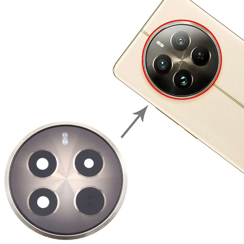 For Realme 12 Pro Original Camera Lens Cover (Gold)