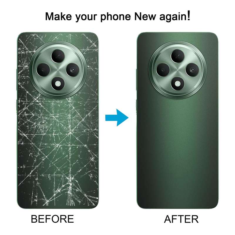 For OPPO F27 Original Battery Back Cover with Camera Lens Cover(Orange)
