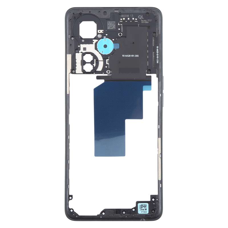 For OnePlus Nord CE 3 Lite Original Middle Frame Bezel Plate (Black)