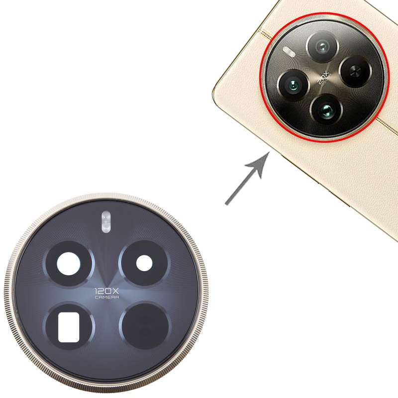 For Realme 12 Pro+ Original Camera Lens Cover (Black)