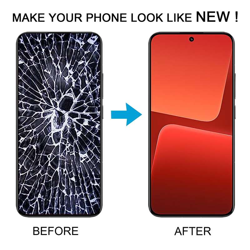 For Xiaomi 13 Original AMOLED LCD Screen Digitizer Full Assembly with Frame