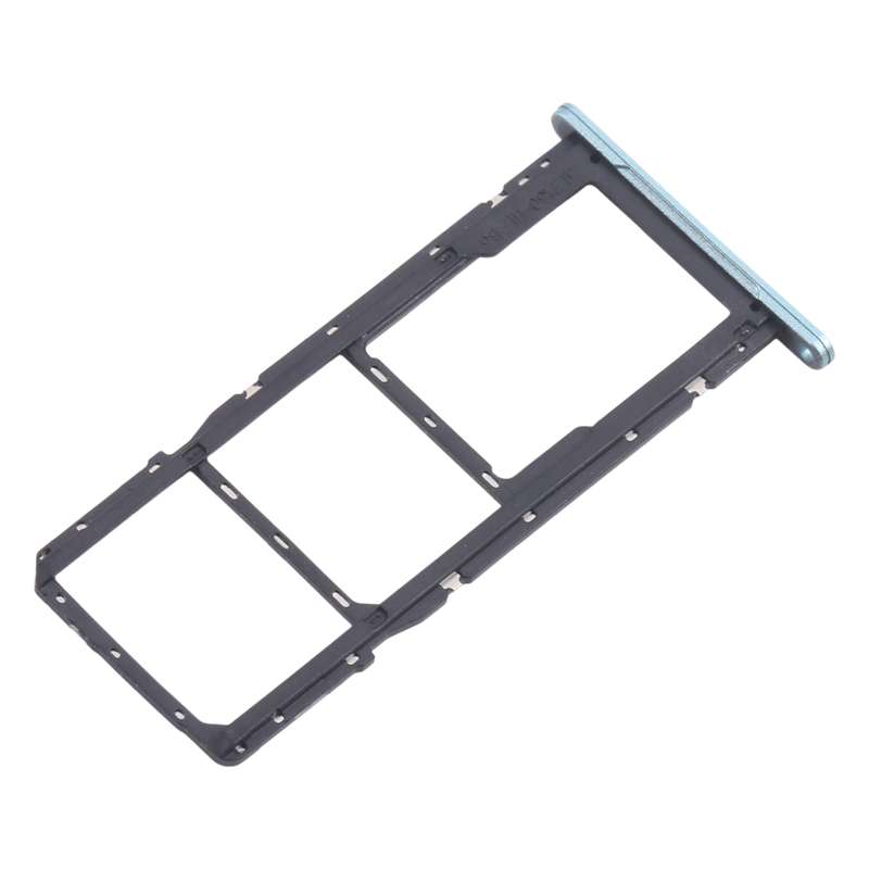 For Samsung Galaxy A06 SM-A065F Original SIM Card Tray + SIM Card Tray + Micro SD Card Tray (Silver)