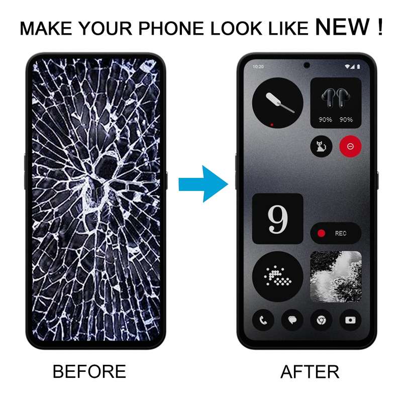 For Nothing CMF Phone 1 Original OLED LCD Screen Digitizer Full Assembly with Frame (Black)