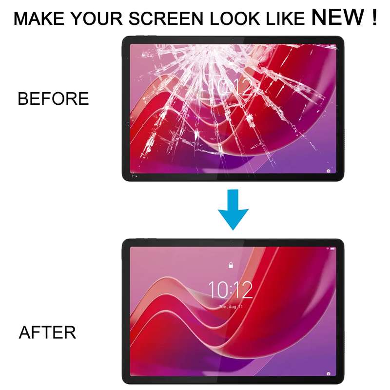 For Lenovo Tab M11 TB330FU TB331FC / Xiaoxin Pad 11 inch 2024 Front Screen Outer Glass Lens with OCA