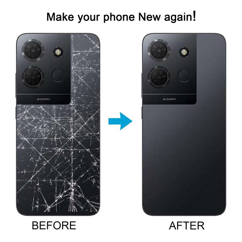 For TCL 503 Original Battery Back Cover(Black)
