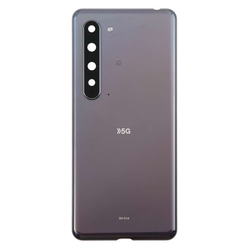 For Sharp Aquos R5G Original Battery Back Cover(Black)