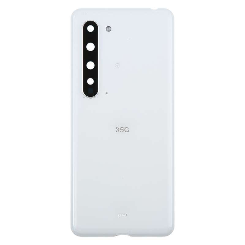 For Sharp Aquos R5G Original Battery Back Cover(Black)