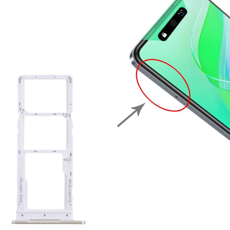For Infinix Smart 8 X6525 5pcs SIM Card Tray + SIM Card Tray + Micro SD Card Tray (Black)