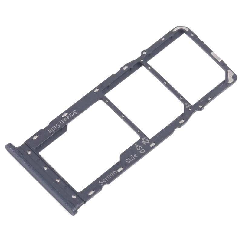 For Infinix Smart 8 Plus X6526 5pcs SIM Card Tray + SIM Card Tray + Micro SD Card Tray (Black)