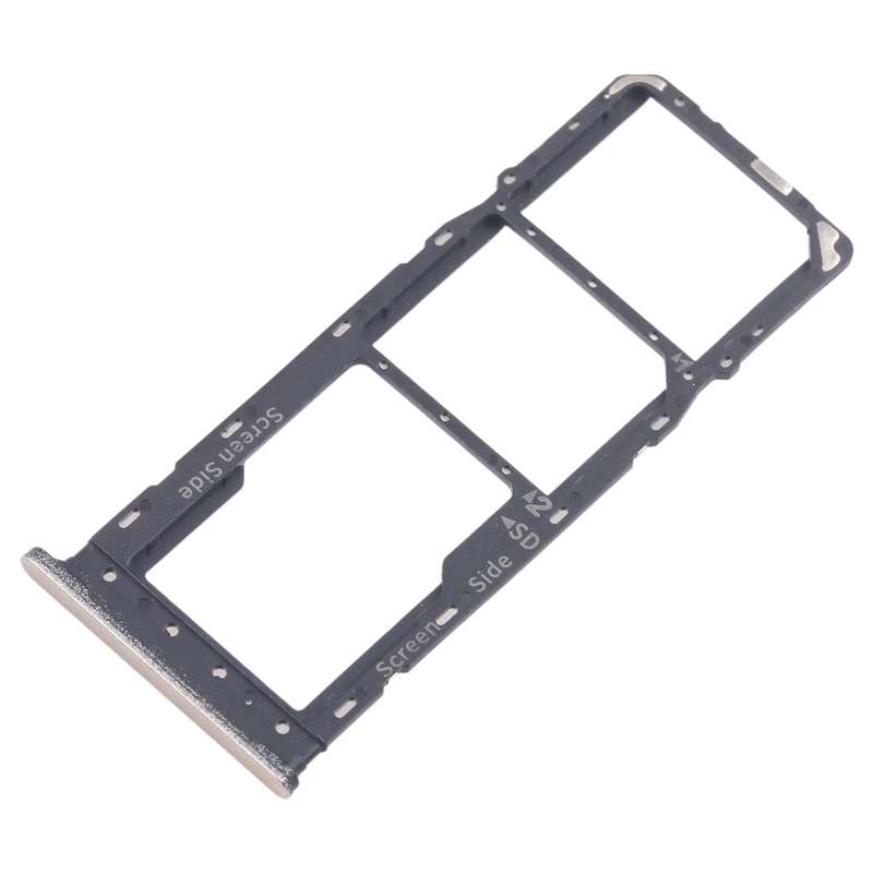 For Infinix Smart 8 Plus X6526 5pcs SIM Card Tray + SIM Card Tray + Micro SD Card Tray (Black)