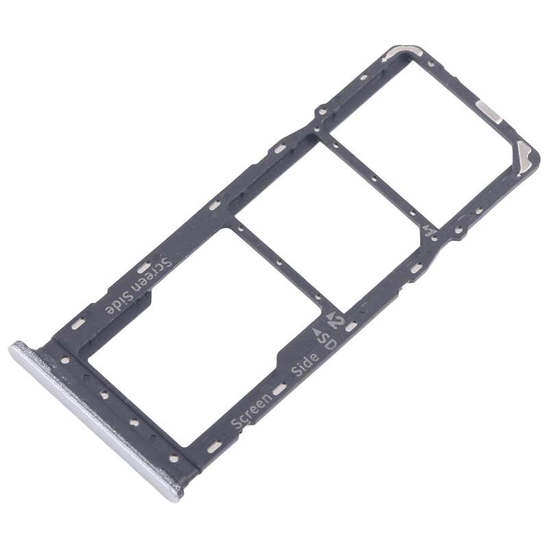 For Infinix Smart 8 Plus X6526 5pcs SIM Card Tray + SIM Card Tray + Micro SD Card Tray (Black)