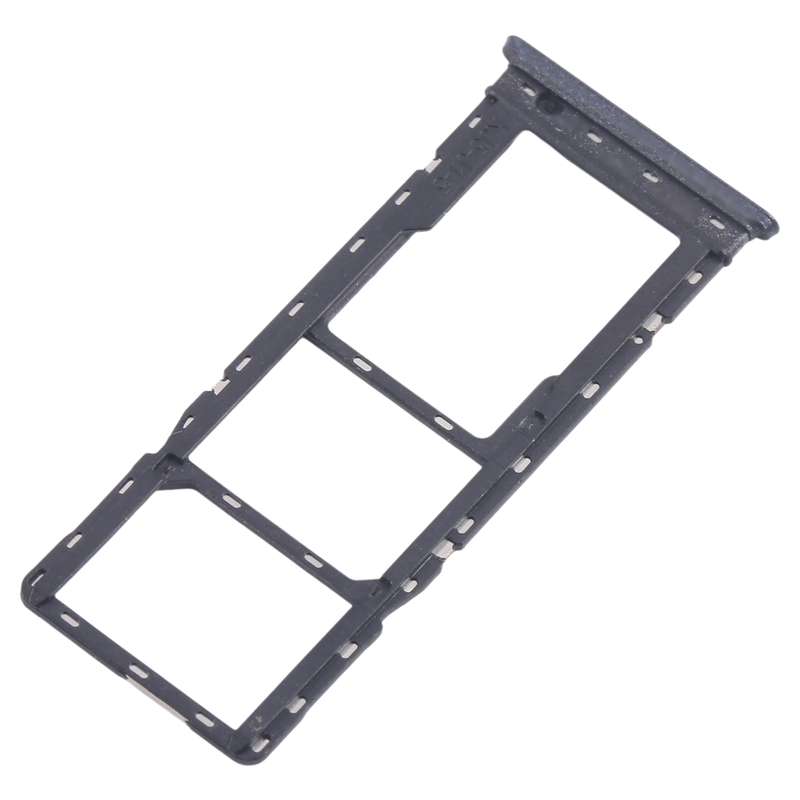 For Infinix Smart 8 Pro X6525 5pcs SIM Card Tray + SIM Card Tray + Micro SD Card Tray (Black)