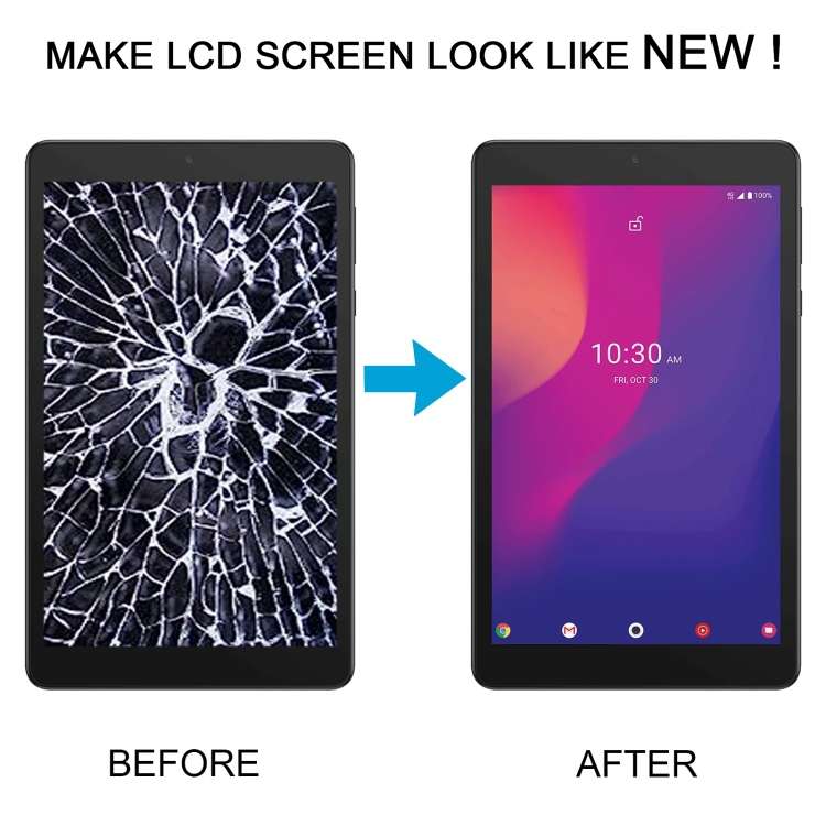 For Alcatel 3T 2020 / Joy Tab 2 LCD Screen With Digitizer Full Assembly