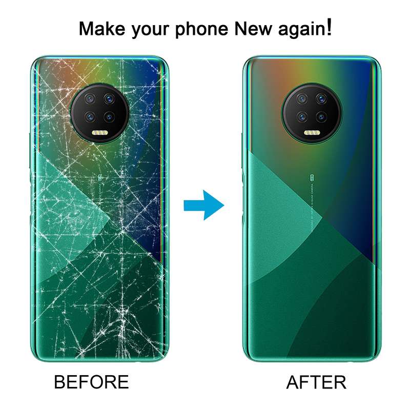 For Infinix Note 7 X690 Original Battery Back Cover(Black)