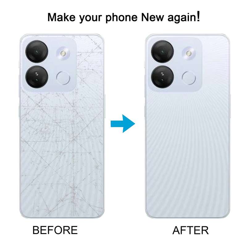For Infinix Smart 7 X6515 Original Battery Back Cover(White)