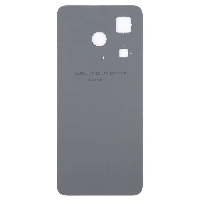 For itel P55 A666L Original Battery Back Cover(Black)