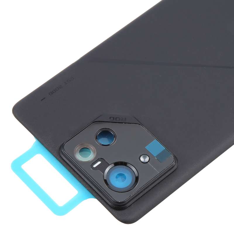 For Asus ROG Phone 8 Pro AI2401 AI2401_A Global Original Glass Battery Back Cover with Camera Frame(