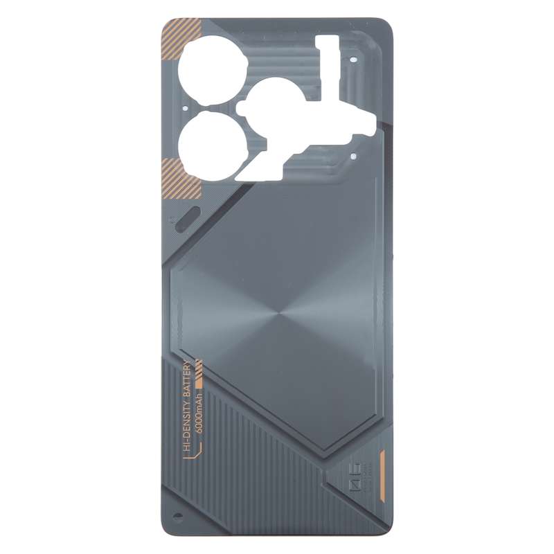 For Tecno Pova 6 Original Battery Back Cover(Black)