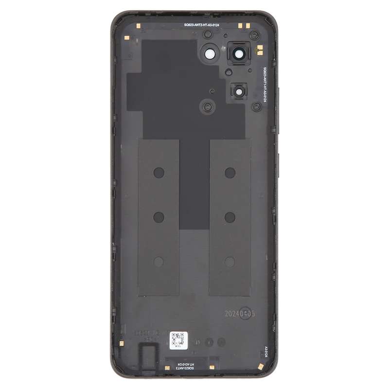 For HMD Vibe Original Battery Back Cover with Camera Lens Cover(Black)