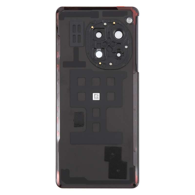 For OnePlus Ace 3 Battery Back Cover with Camera Lens Cover(Black)