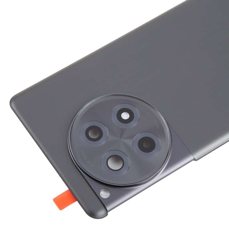 For OnePlus Ace 3 Battery Back Cover with Camera Lens Cover(Black)