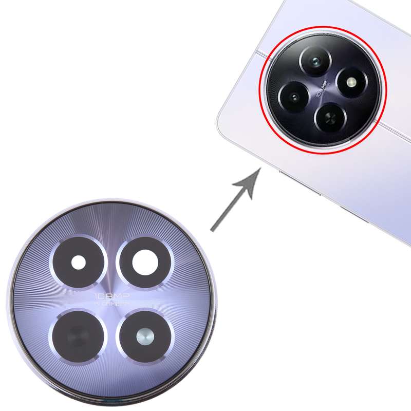 For Realme 12 Original Rear Camera Lens Cover (Green)