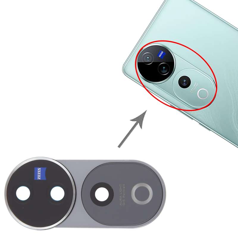 For vivo V40 Pro Original Rear Camera Lens Cover (Grey)