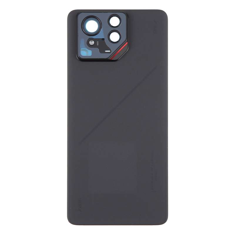 For Asus ROG Phone 9 Pro 5G Original Glass Battery Back Cover with Camera Frame(Matte Black)