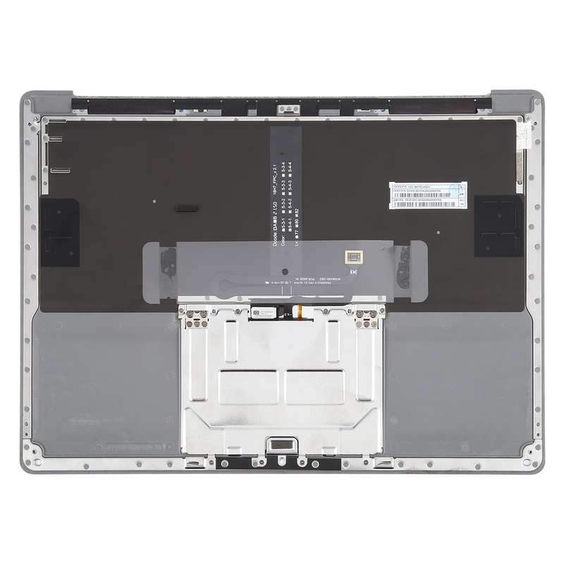 For Microsoft Surface Laptop 3 / 4 / 5 13.5 inch UK Keyboard with C Shell / Touch Board (Grey)