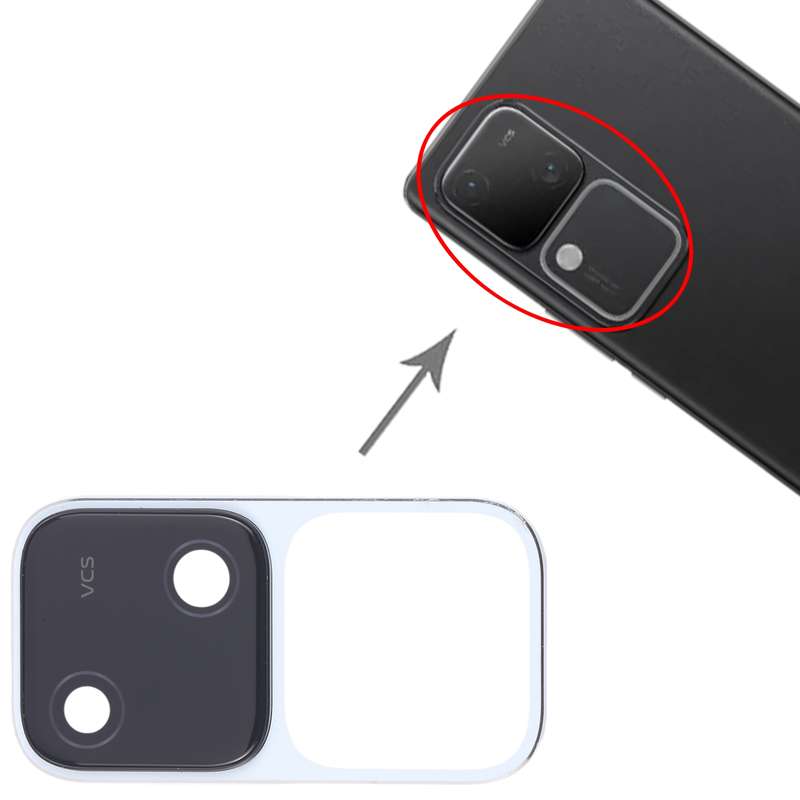 For vivo V30 5G Original Rear Camera Lens Cover (Black)