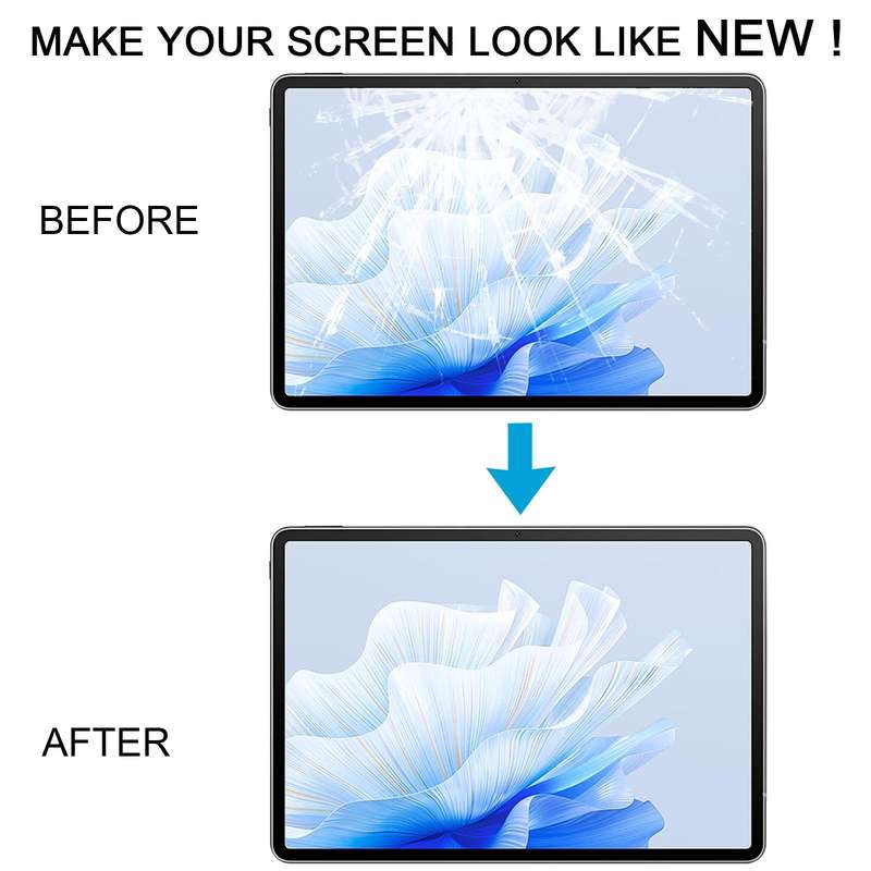 For Huawei MatePad Air DBY2-W00 Front Screen Outer Glass Lens (Black)