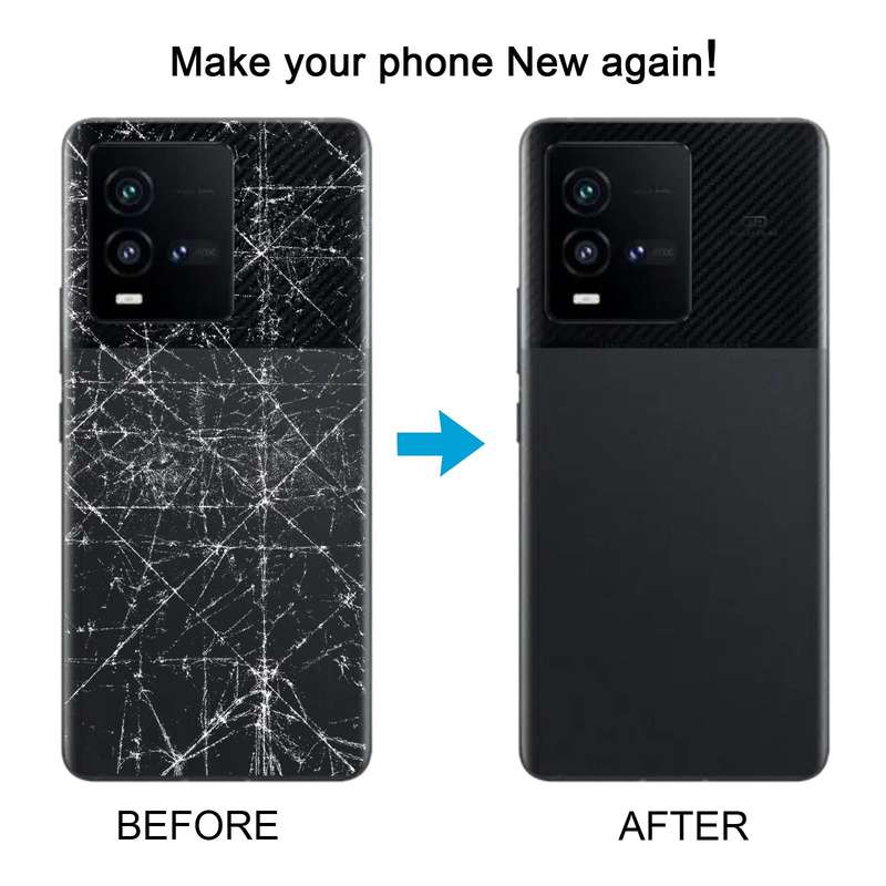 For vivo iQOO 10 OEM Battery Back Cover(Black)