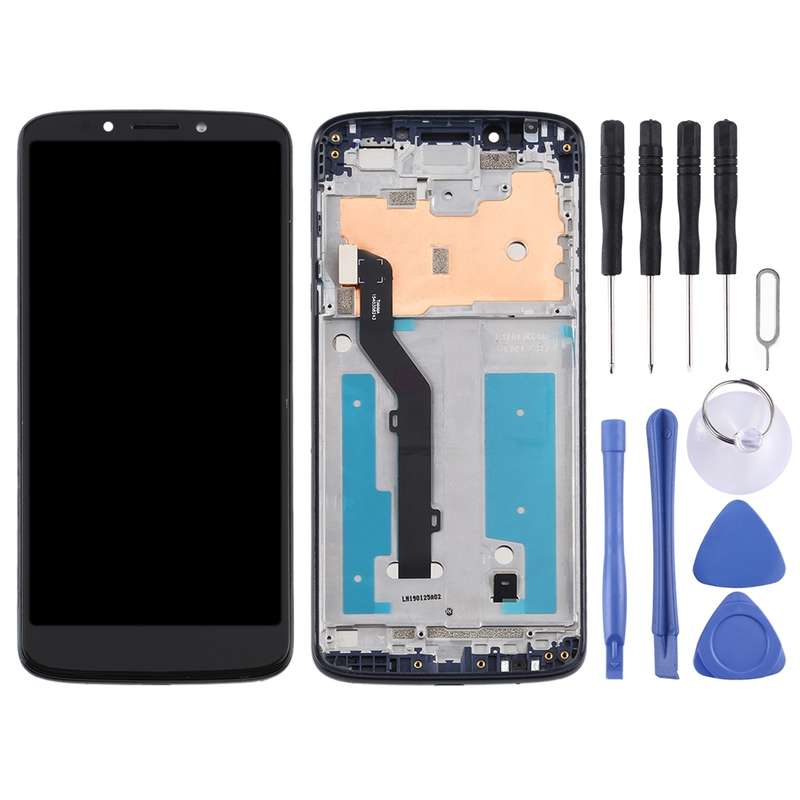 TFT LCD Screen for Motorola Moto E5(US Version)Digitizer Full Assembly with Frame (Black)