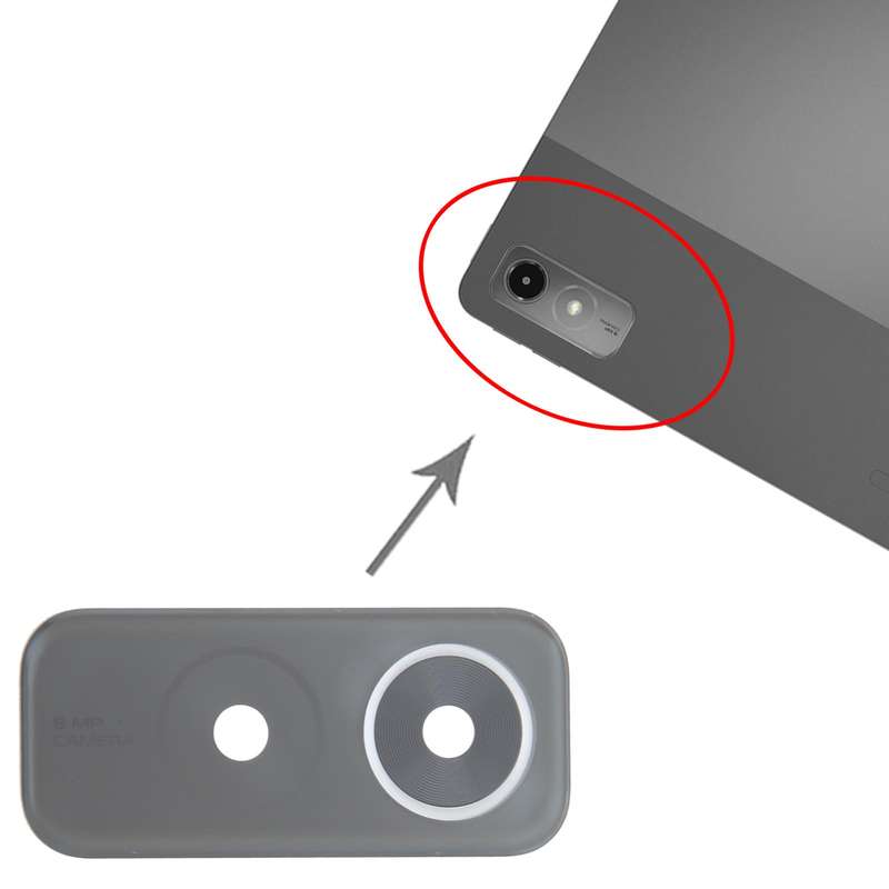 For Lenovo Tab P12 Original Back Camera Lens (Black)
