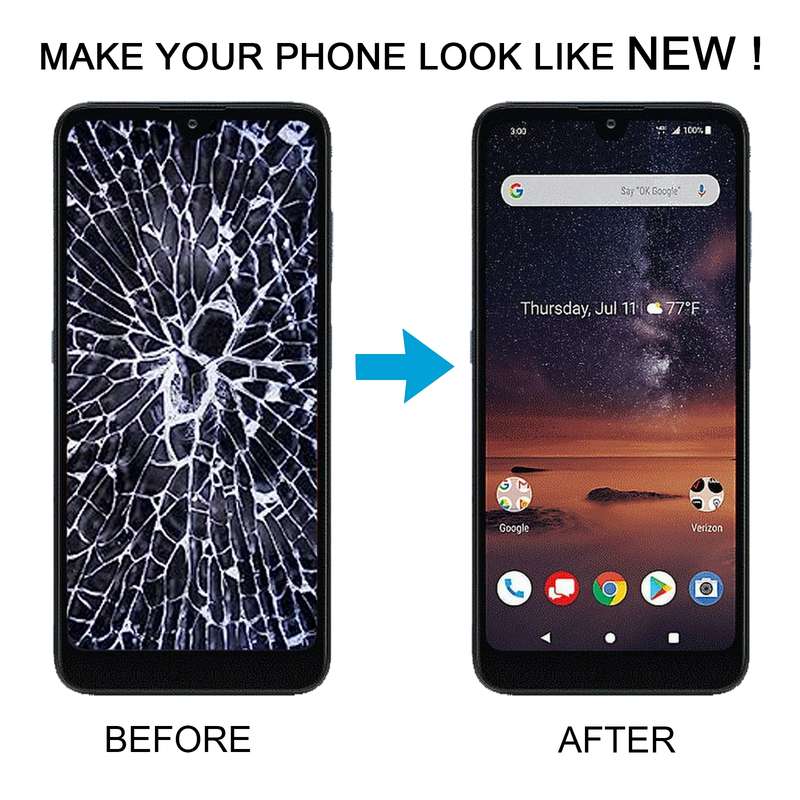 For Nokia 3V OEM LCD Screen with Digitizer Full Assembly