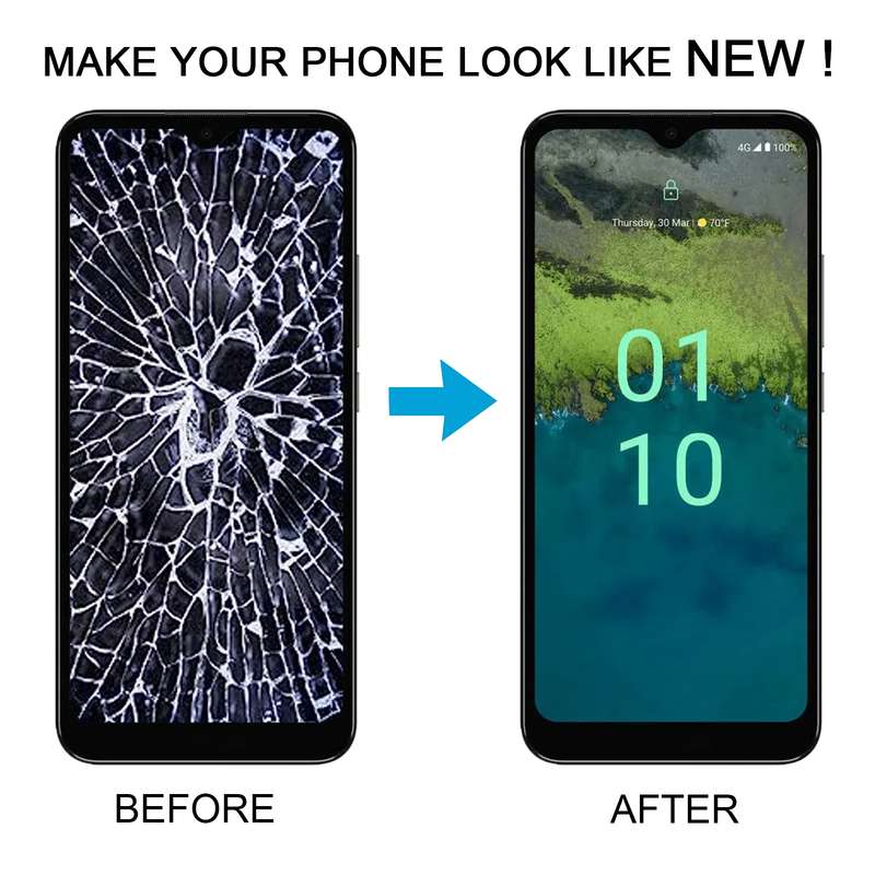 For Nokia C110 OEM LCD Screen with Digitizer Full Assembly