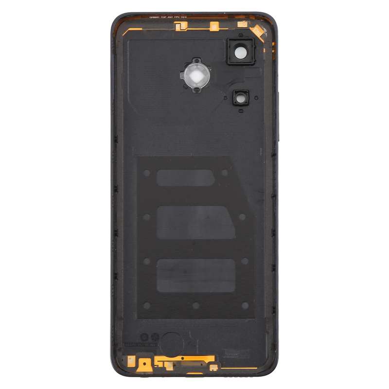 For ZTE Blade A75 4G Z2359 Battery Back Cover with Middle Frame / Camera Lens Cover(Black)