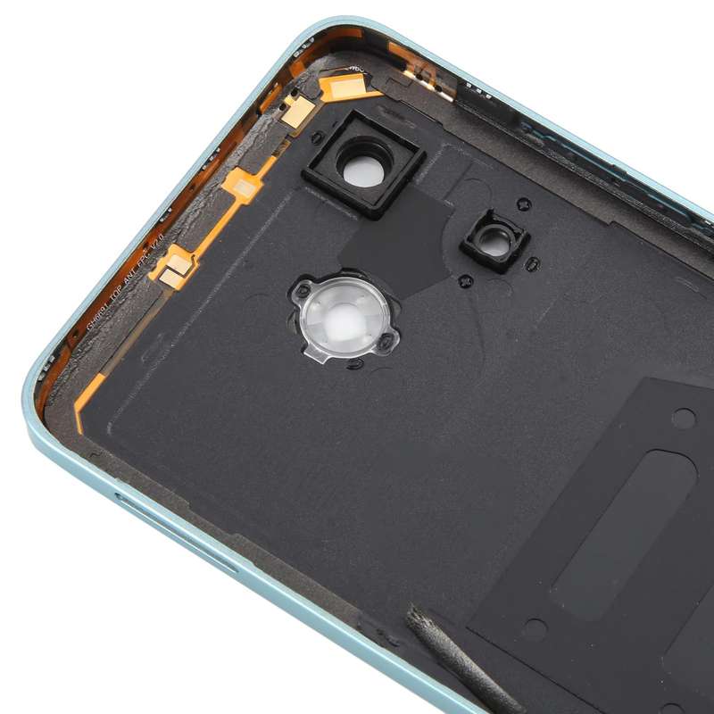For ZTE Blade A75 4G Z2359 Battery Back Cover with Middle Frame / Camera Lens Cover(Black)