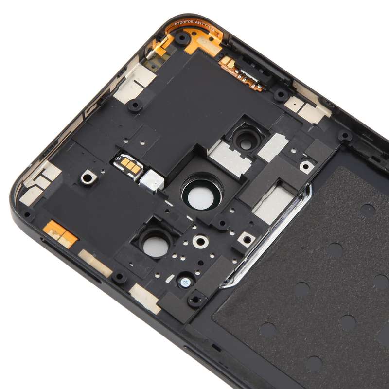 For ZTE nubia Focus Pro Z2351N Glass Battery Back Cover with Middle Frame / Camera Lens Cover(Black)