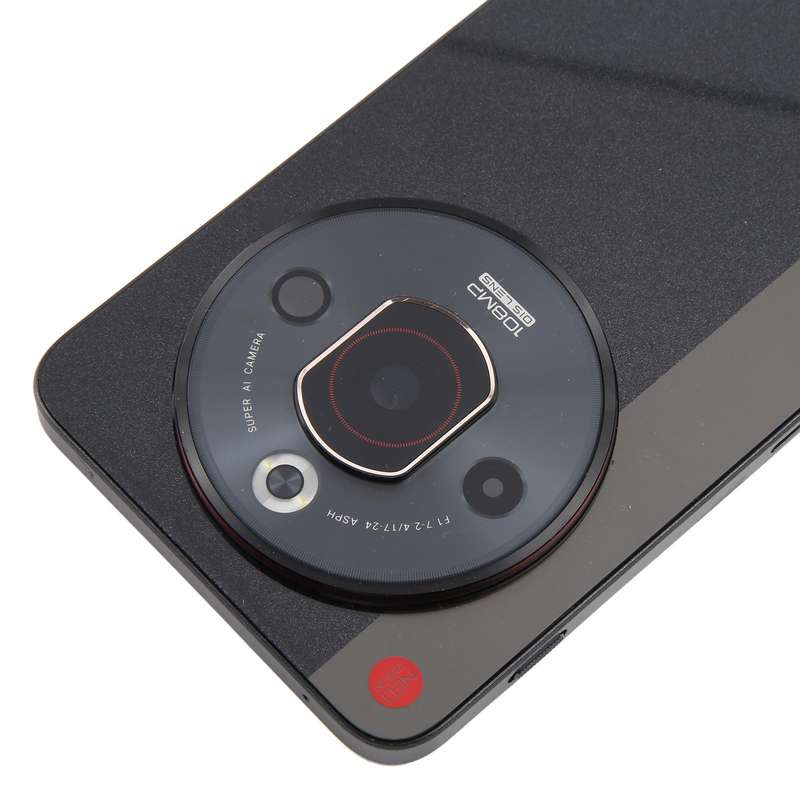 For ZTE nubia Focus Pro Z2351N Glass Battery Back Cover with Middle Frame / Camera Lens Cover(Black)