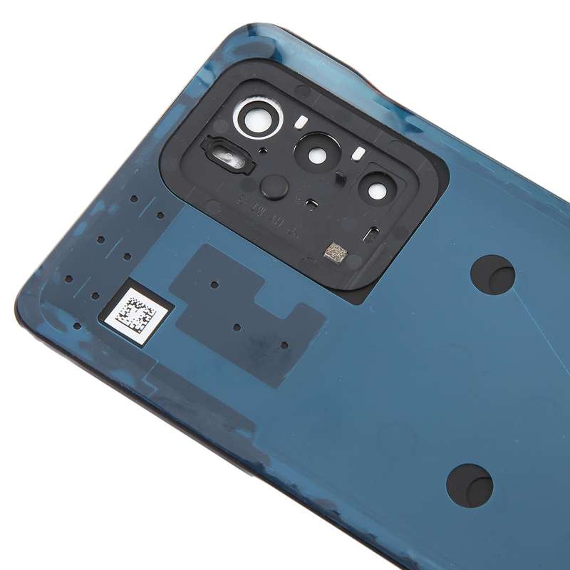 For ZTE Blade V40 Battery Back Cover with Adhesive / Camera Lens Cover(Black)