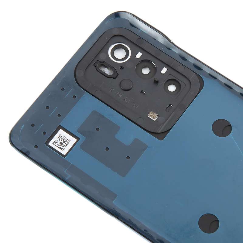 For ZTE Blade V40 Battery Back Cover with Adhesive / Camera Lens Cover(Black)