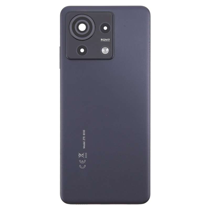 For ZTE Blade V50 Vita Battery Back Cover with Camera Lens Cover(Black)