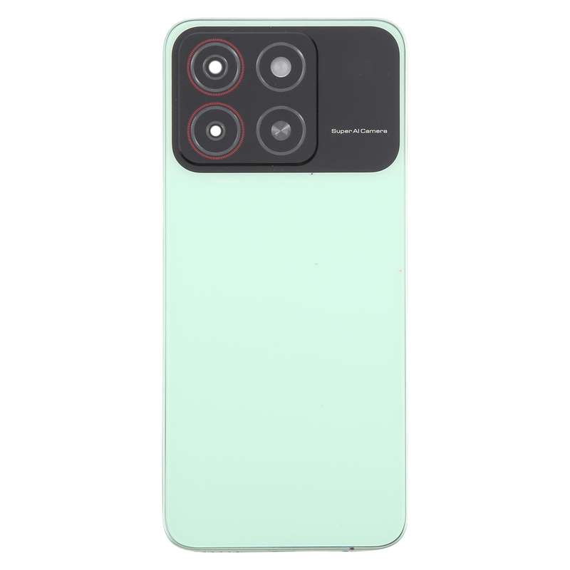 For ZTE Blade A35 Z2453 Battery Back Cover with Middle Frame / Camera Lens Cover(Green)