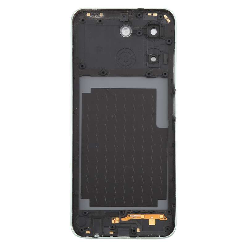 For ZTE Blade A35 Z2453 Battery Back Cover with Middle Frame / Camera Lens Cover(Green)