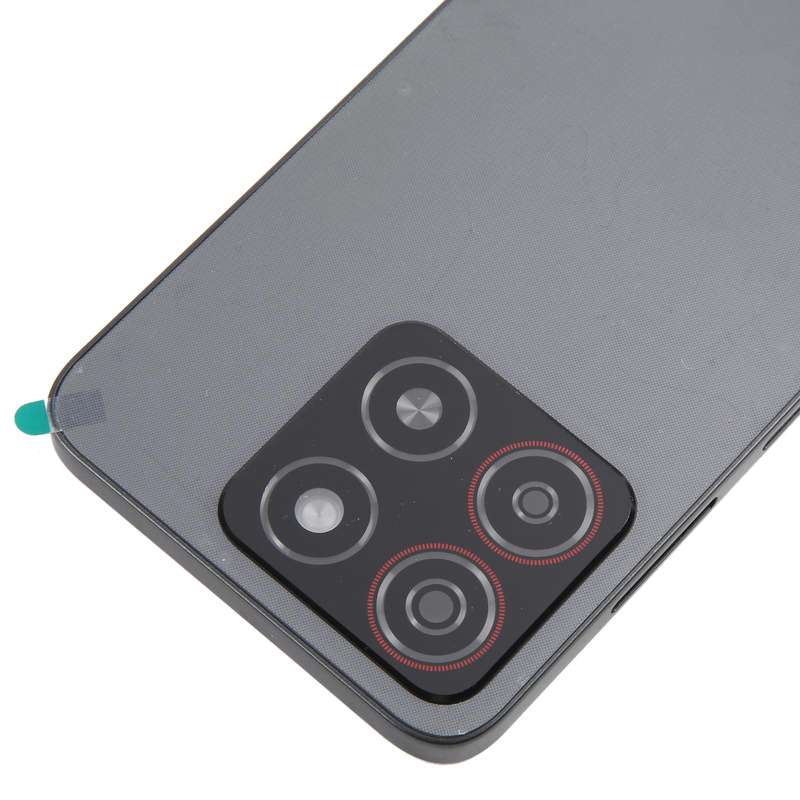 For ZTE Blade A55 Z2450 Battery Back Cover with Middle Frame / Camera Lens Cover(Black)